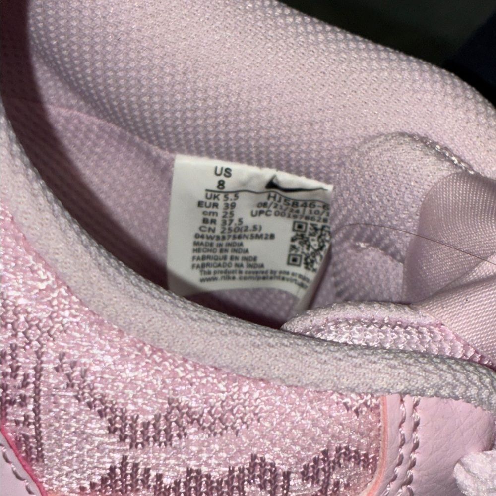 Nike Air Force 1 Low – Pink Lace/Glitter, Women’s 8 - Picture 3 of 8